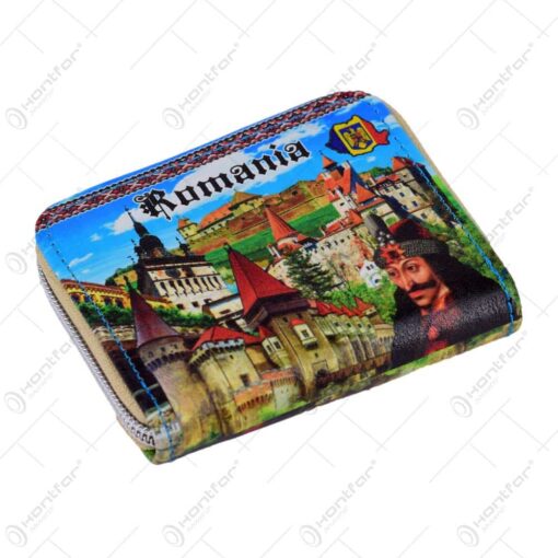 Portofel realizat din piele sintetica - Design Romania