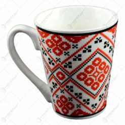 Cana ceramica cu motive traditionale 11 CM