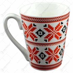 Cana ceramica cu motive traditionale 11 CM