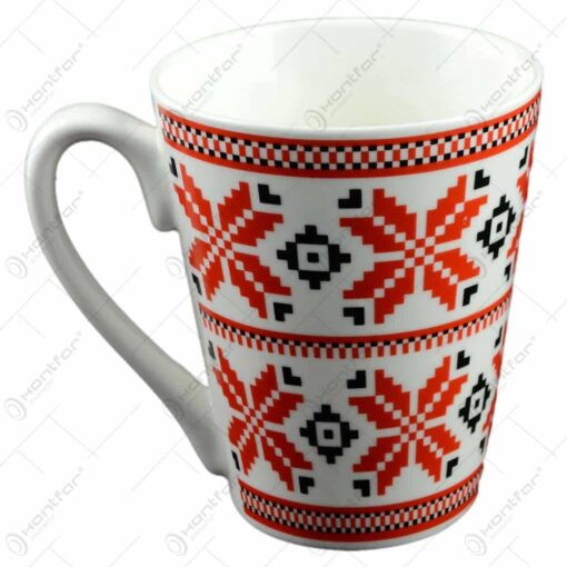 Cana ceramica cu motive traditionale 11 CM