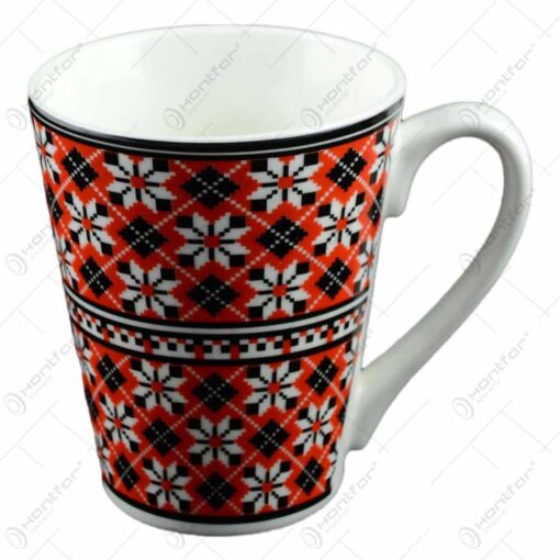 Cana ceramica cu motive traditionale 11 CM