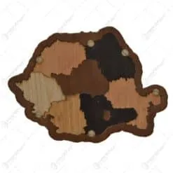 Puzzle din lemn Harta Romaniei 23x16 CM