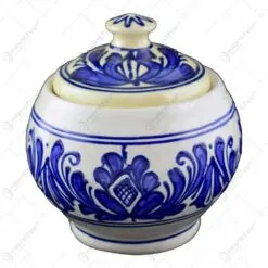 Zaharnita din ceramica de Corund pictat cu motive traditionale in diferite culori - Mare