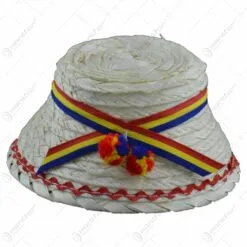 Palarie osan pentru decor cu banda tricolora 10x7 CM