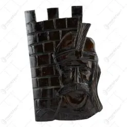 Decoratiune in forma de masca sculptat manual din lemn - Design Vlad Tepes