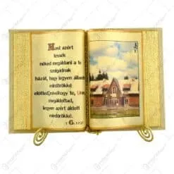Carte pentru decor cu mesaje  realizat din hartie si carton in cutie decrativa  (14x21 CM)