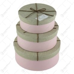 Set 3 cutii cadou Happy Every Day roz