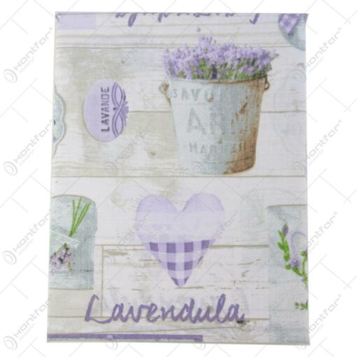 Fata de masa cu lavanda din bumbac 120X140