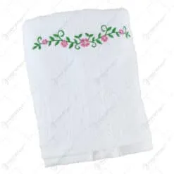 Prosop brodat cu motive florale 50x90 CM