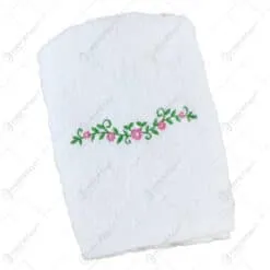 Prosop brodat cu motive florale 30x50 CM