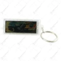 Breloc cu masina din plastic 2.5x6 CM