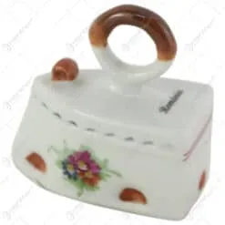 Ornament decorativ din ceramica Fier de calcat Romania 6x3 CM
