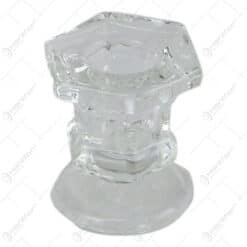 Suport lumanare din sticla 5x5.5 CM