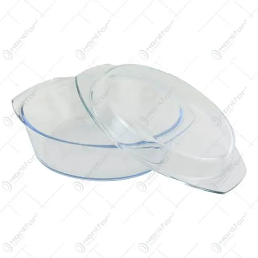Vas termorezistent rotund cu capac - 2.5 L/Simax