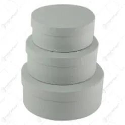 Set 3 cutii rotunde 20x8 CM
