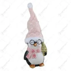 Figurina Craciun Pinguin din ceramica 18 CM
