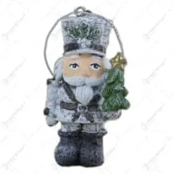 Figurina Craciun Nutcracker cu coronita 8 CM