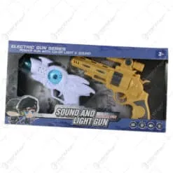Set 2 pistoale cu lumini si sunete Electric Gun Series