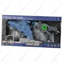 Set 2 pistoale cu lumini si sunete Electric Gun Series