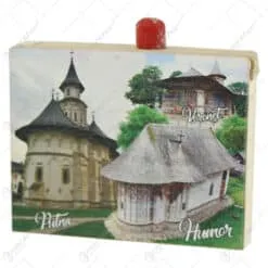 Cutie cu sarpe din lemn Putna/Hunor/Voronet 8x6 CM