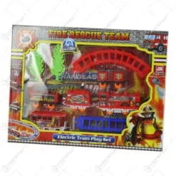 Set Tren electric Pompieri Fire Rescue Team