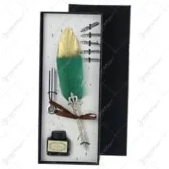 Set Pana de scris Vintage Gold - 8 piese