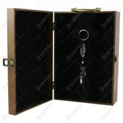 Cutie eleganta pentru 2 sticle de vin cu accesorii Enjoy Life