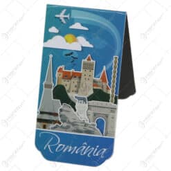 Semn de carte magnetic Romania 4.5x8 CM