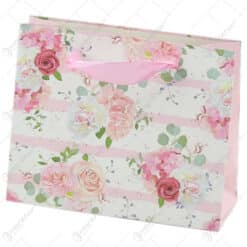 Punga cadou din hartie 14x11 CM - Floral print