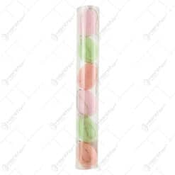 Set 6 oua colorate din plastic 6 CM