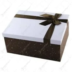 Set 10 cutii cadouri din carton cu fundita  34x26x15 CM