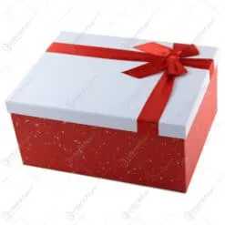 Set 10 cutii cadouri din carton cu fundita  34x26x15 CM