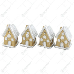 Set 4 casute decorative din rasina 3 CM