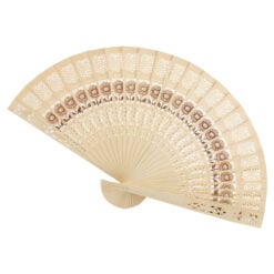 Evantai din lemn traforat 34 CM - Se vinde 10 buc./pach.