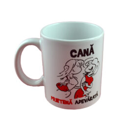 Cana ceramica 300 ml "Prietena adeverata" - Funny Mug