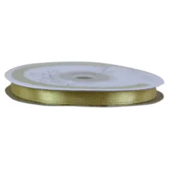 Rola panglica satin Auriu 6 mm x 25 m