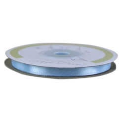 Rola panglica satin Albastru deschis 6 mm x 25 m