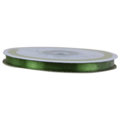 Rola panglica satin Verde 6 mm x 25 m