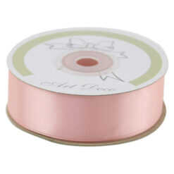 Rola panglica satin Roz 25 mm x 25 m