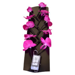 Creanga decorativa cu flori si cu led