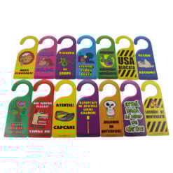 Placuta usa Doorhanger din carton 8x21 CM - texte variate si amuzante