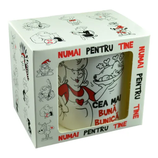 Cana ceramica 300 ml "Cea mai buna bunica"