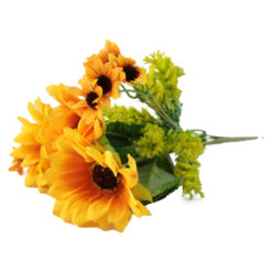 Buchet artificial cu floareaa-soarelui 7 fire 30 CM