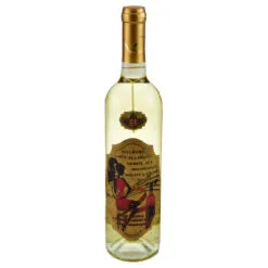 Vin alb 0.75l cu eticheta personalizata din pluta - Design "Aki a bort..."