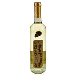 Vin alb 750 ml "Egeszsegere!" cu eticheta din pluta - Laser