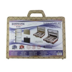 Set tacamuri 72 piese din inox satinat cu diplomat Bohmann