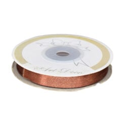 Rola panglica satin Cafea 10 mm x 25 m