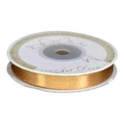 Rola panglica satin Bej 10 mm x 25 m