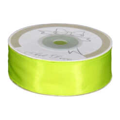 Rola panglica satin Verde deschis 25 mm x 25 m