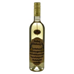 Vin alb 0.75l cu eticheta personalizata din pluta - Design "Boldog Szuletesnapot!" (Model 1)